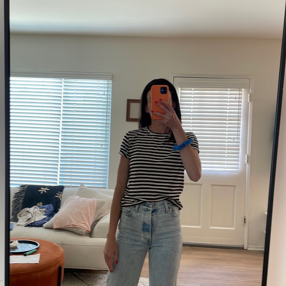 Everlane Striped Boxy Tee